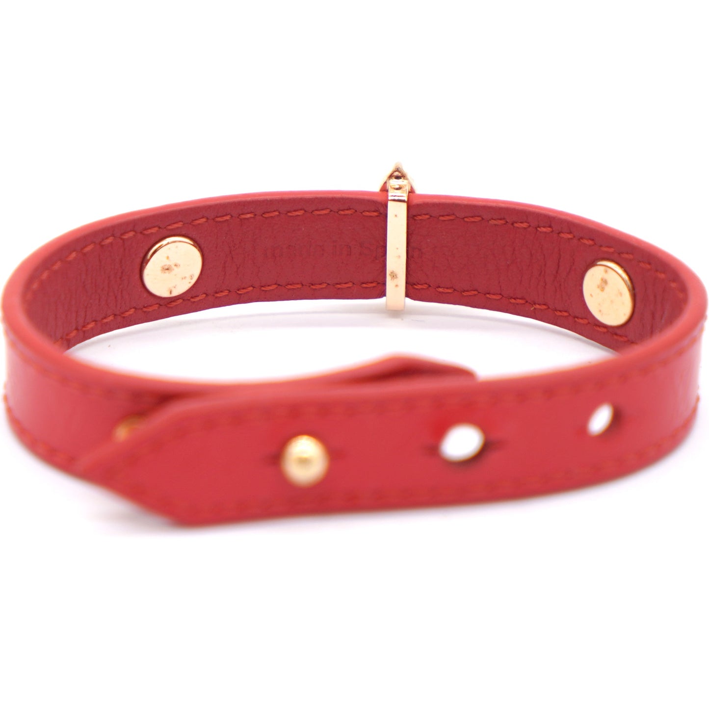 Louis-vuitton Monogram Vernis Blooming Bracelet Red