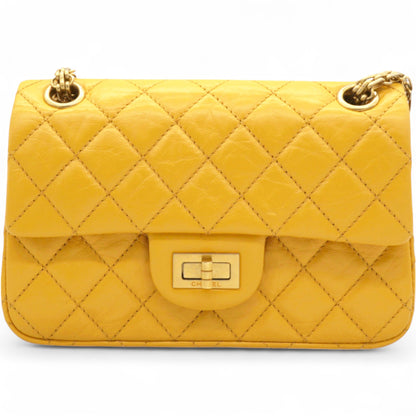 2.55 Reissue Mini Flap Yellow Microchip