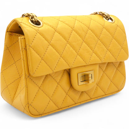 2.55 Reissue Mini Flap Yellow Microchip