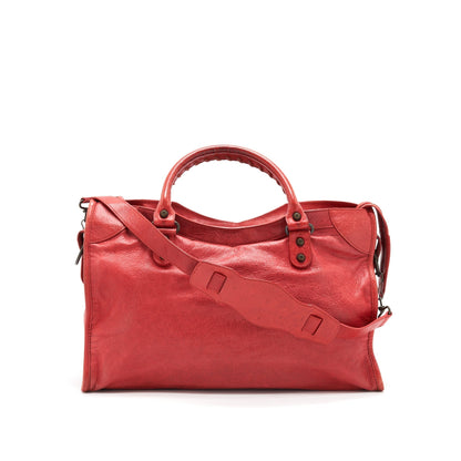 Balenciaga CLASSIC CITY BAG RED