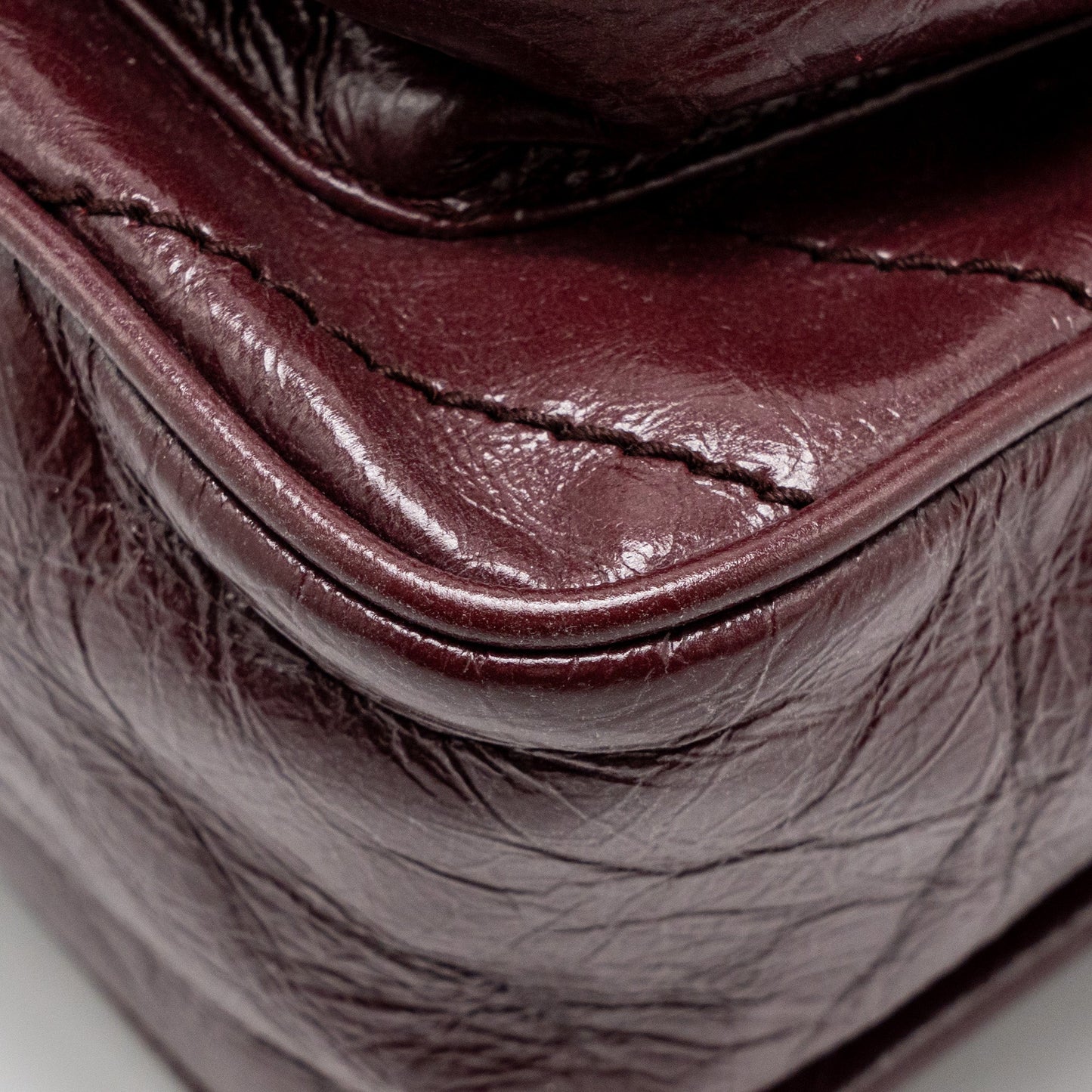 Saint Laurent YSL Medium Niki Shoulder Bag Calfskin Burgundy Ruthenium SHW