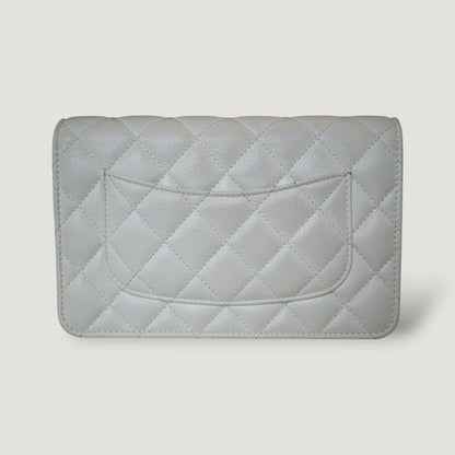 CHANEL WALLET ON CHAIN | CAMELLIA