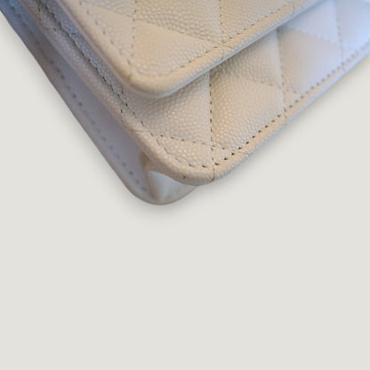 CHANEL WALLET ON CHAIN | CAMELLIA