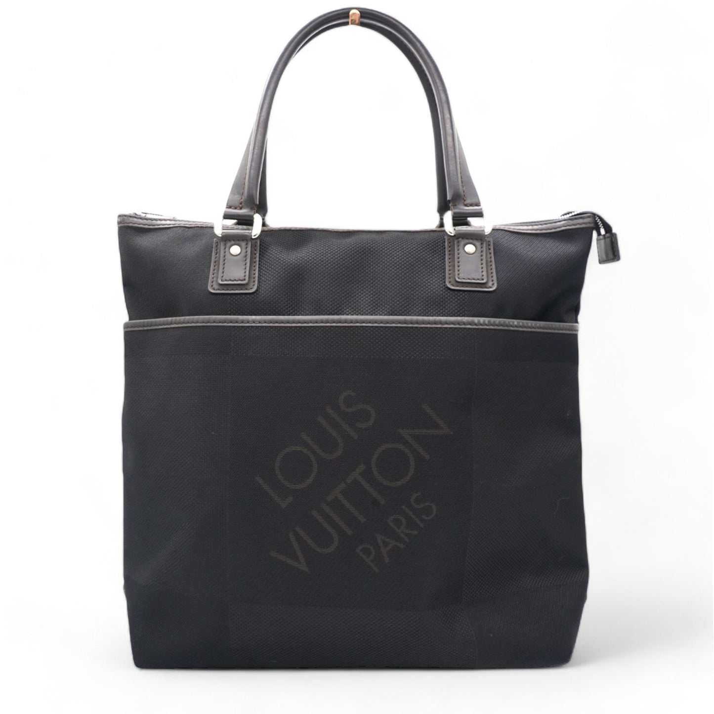 Louis-vuitton Damier Geant Cougar Tote Black
