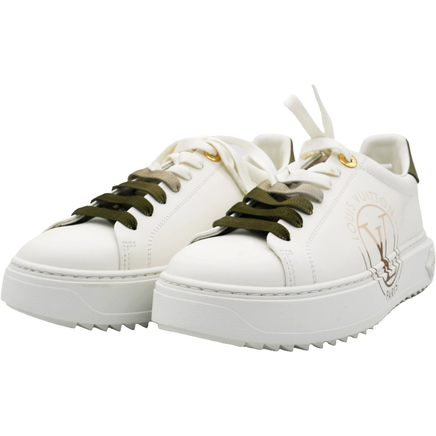 Louis-vuitton Monogram Time Out Sneakers White Size 37