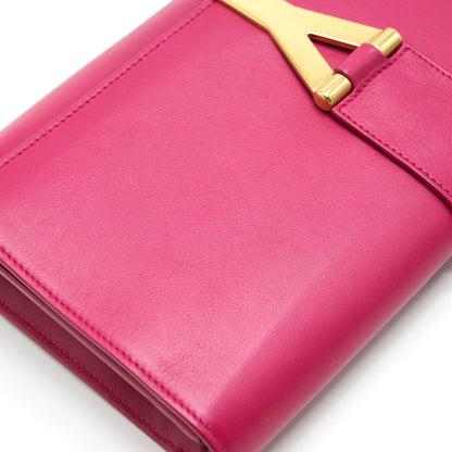 Saint Laurent YSL Clutch in Fuchsia