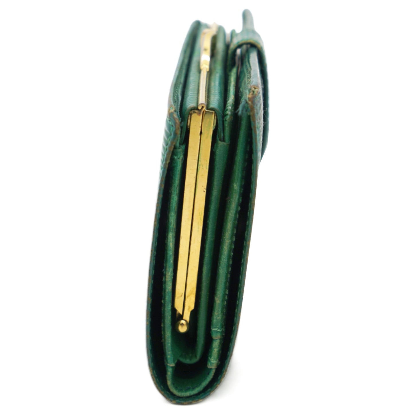 Louis-vuitton Green Epi Leather Porte Feuille Vienoise NM French Purse Wallet