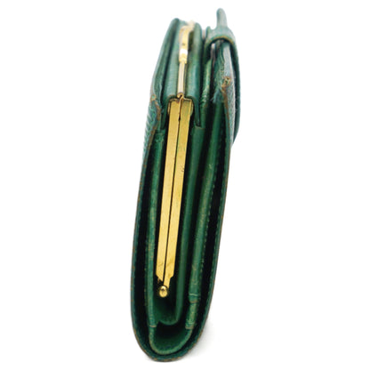 Louis-vuitton Green Epi Leather Porte Feuille Vienoise NM French Purse Wallet