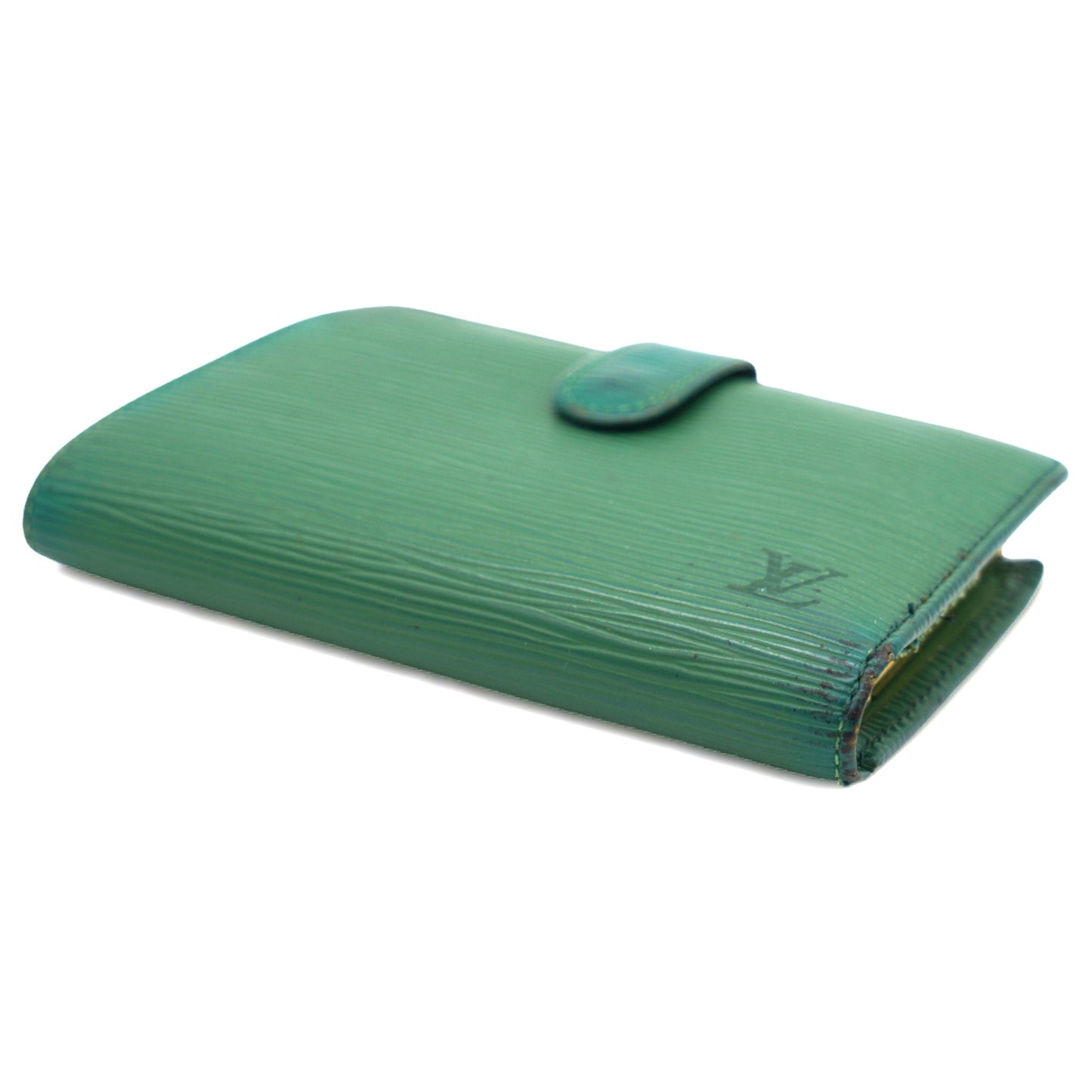 Louis-vuitton Green Epi Leather Porte Feuille Vienoise NM French Purse Wallet