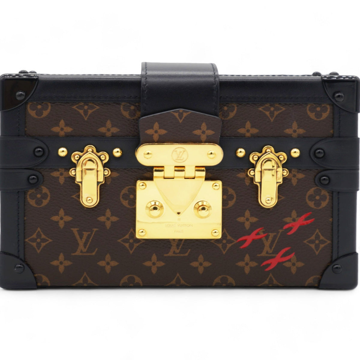 Louis-vuitton Monogram Petite Malle Black Monogram