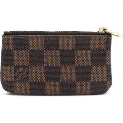 Louis-vuitton Damier Ebene Key Pouch Brown