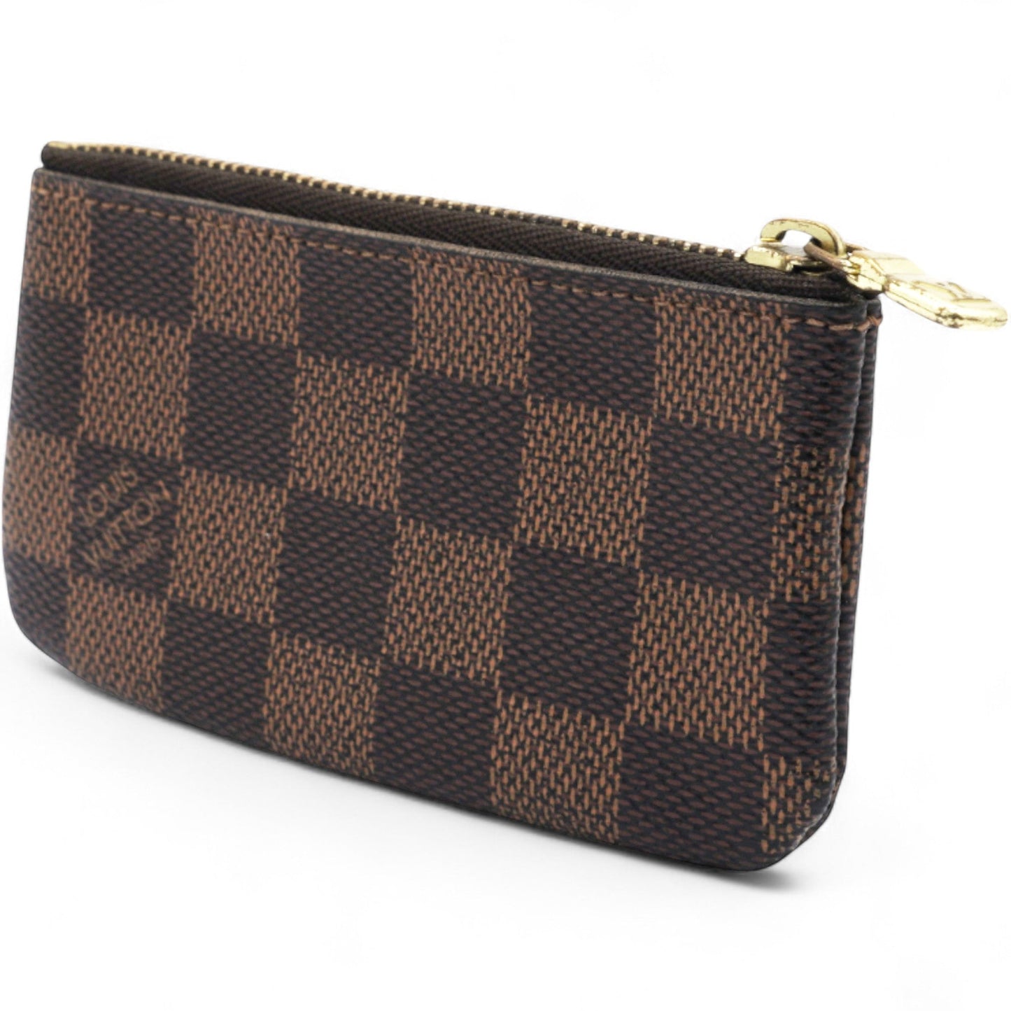 Louis-vuitton Damier Ebene Key Pouch Brown