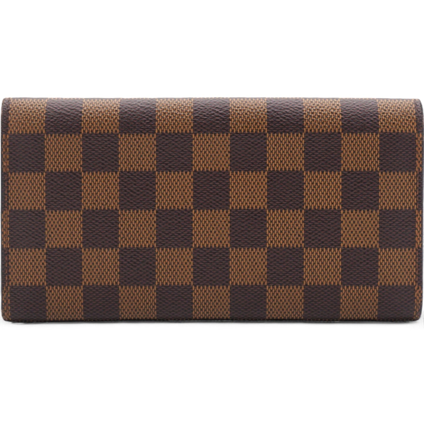 Louis-vuitton Damier Ebene Emilie Wallet Red