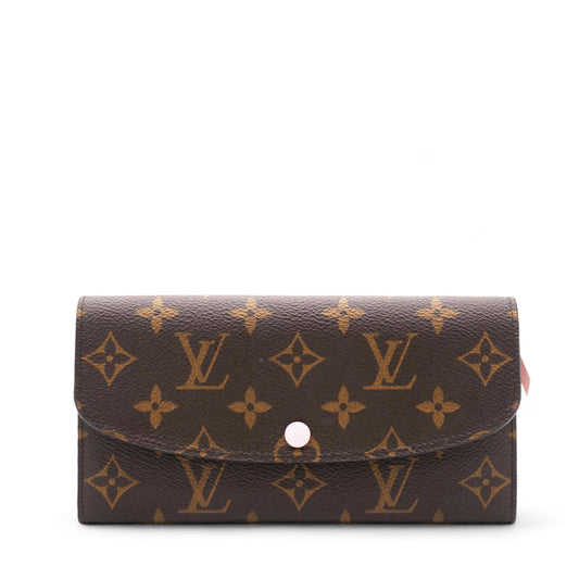 Louis-vuitton Monogram Emilie Wallet Rose Ballerine