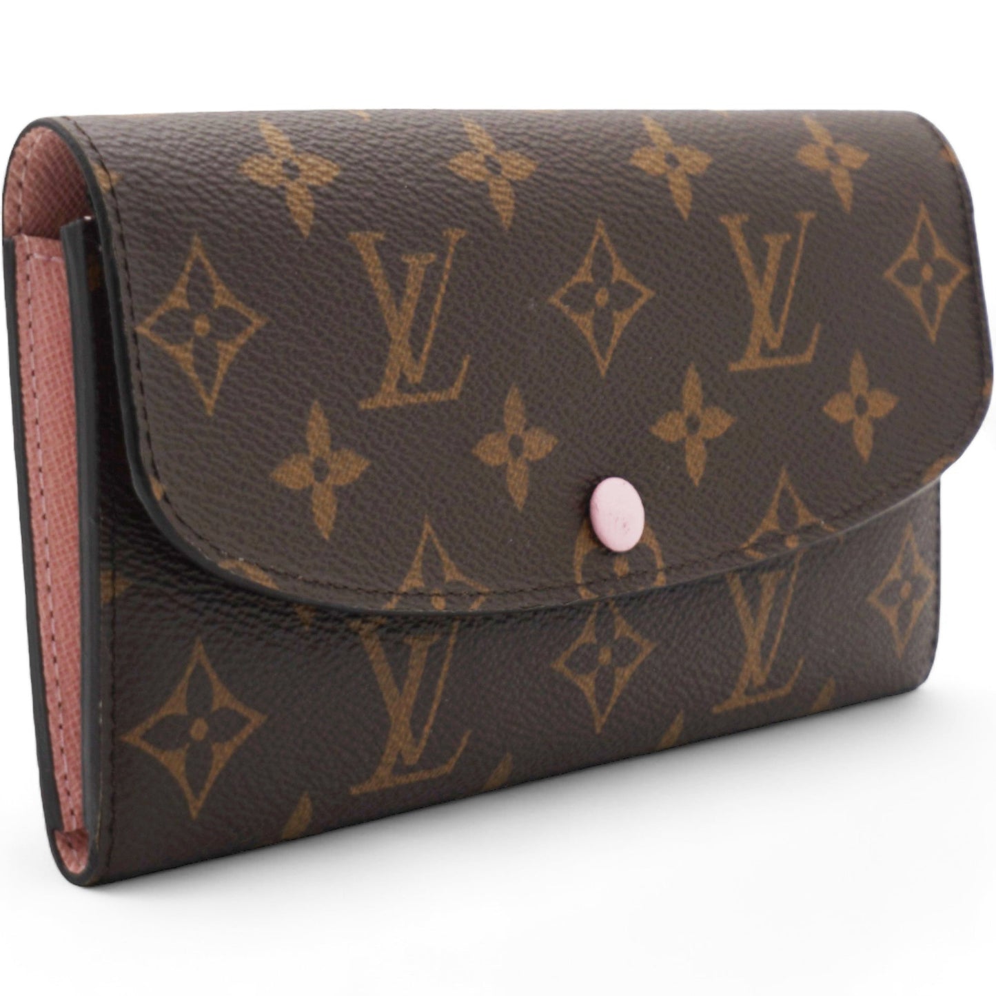Louis-vuitton Monogram Emilie Wallet Rose Ballerine