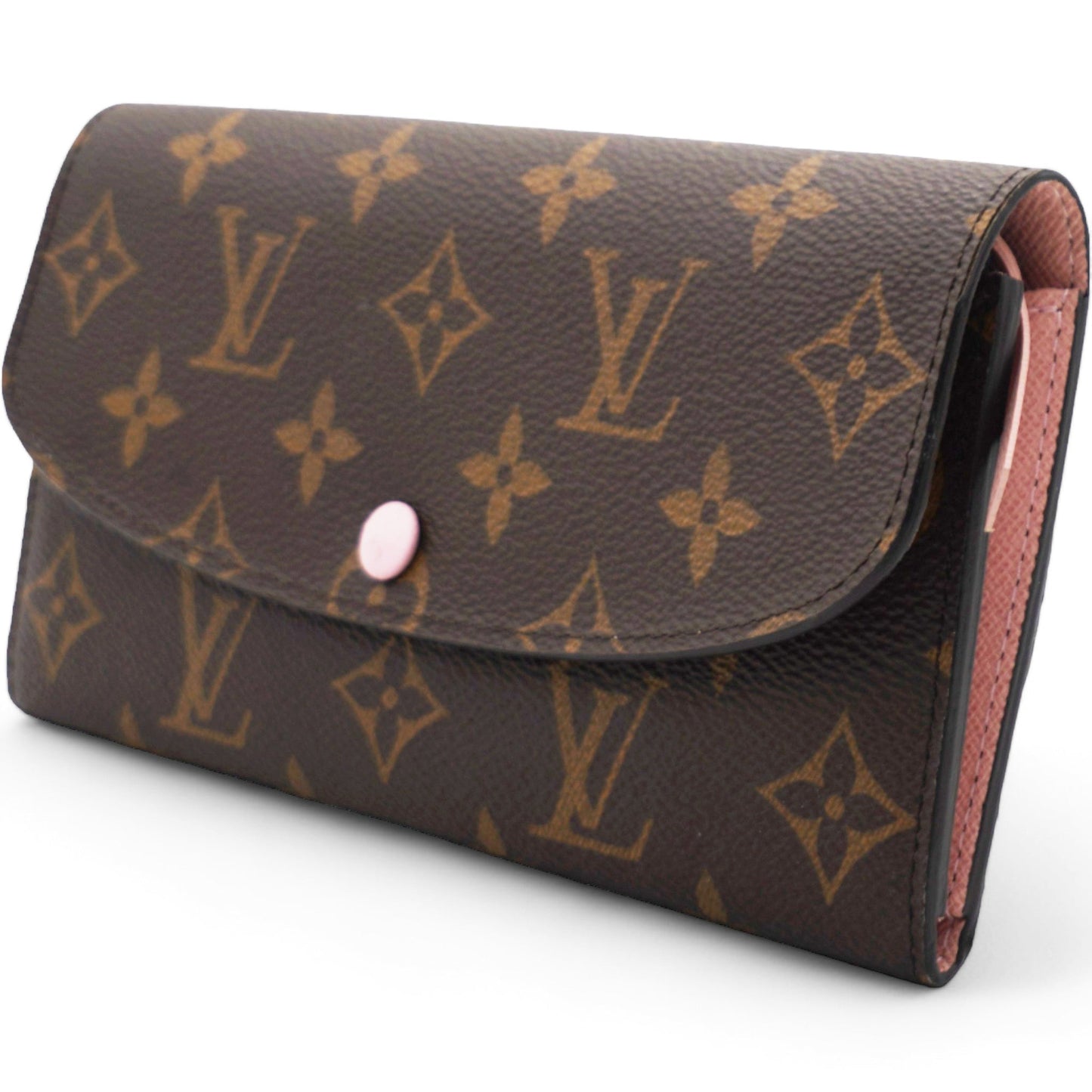 Louis-vuitton Monogram Emilie Wallet Rose Ballerine