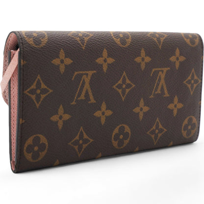 Louis-vuitton Monogram Emilie Wallet Rose Ballerine