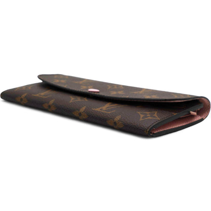 Louis-vuitton Monogram Emilie Wallet Rose Ballerine