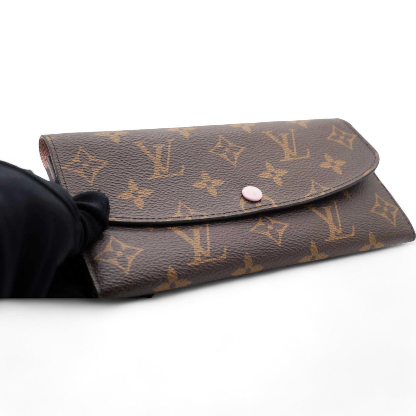 Louis-vuitton Monogram Emilie Wallet Rose Ballerine