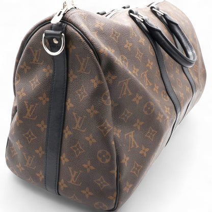 Louis-vuitton Monogram Macassar Keepall Bandouliere 45