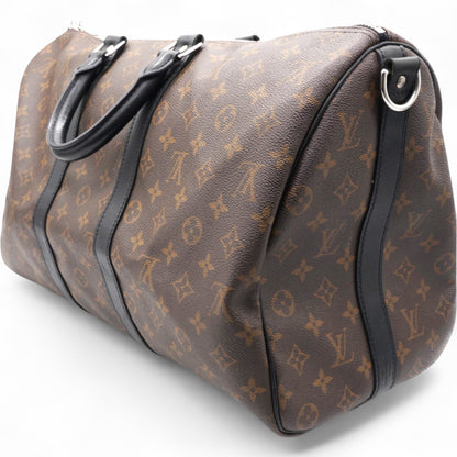 Louis-vuitton Monogram Macassar Keepall Bandouliere 45