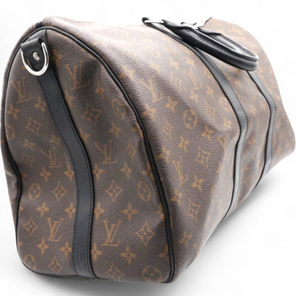 Louis-vuitton Monogram Macassar Keepall Bandouliere 45