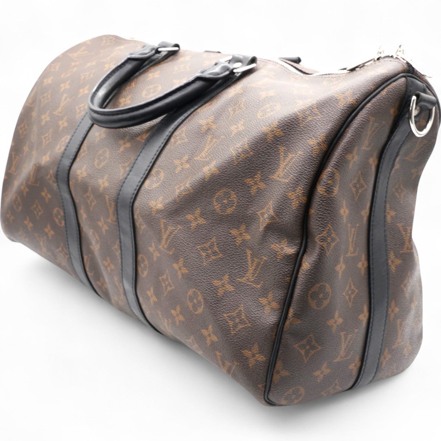 Louis-vuitton Monogram Macassar Keepall Bandouliere 45