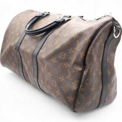 Louis-vuitton Monogram Macassar Keepall Bandouliere 45