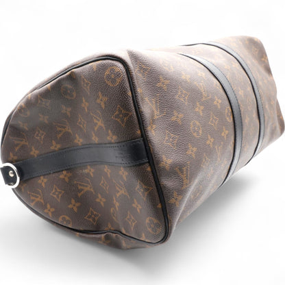 Louis-vuitton Monogram Macassar Keepall Bandouliere 45
