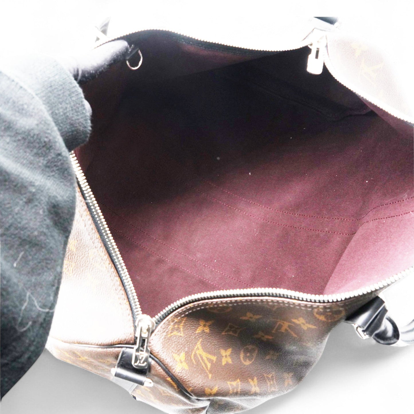 Louis-vuitton Monogram Macassar Keepall Bandouliere 45