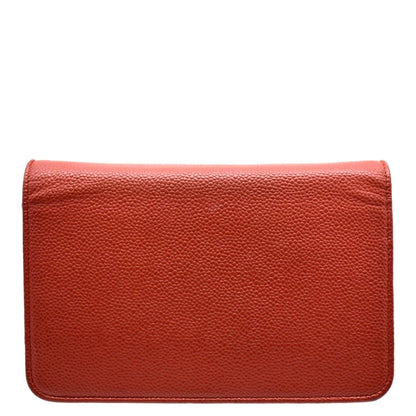 Chanel Timeless WOC Caviar Leather Wallet on Chain Shoulder Bag Red