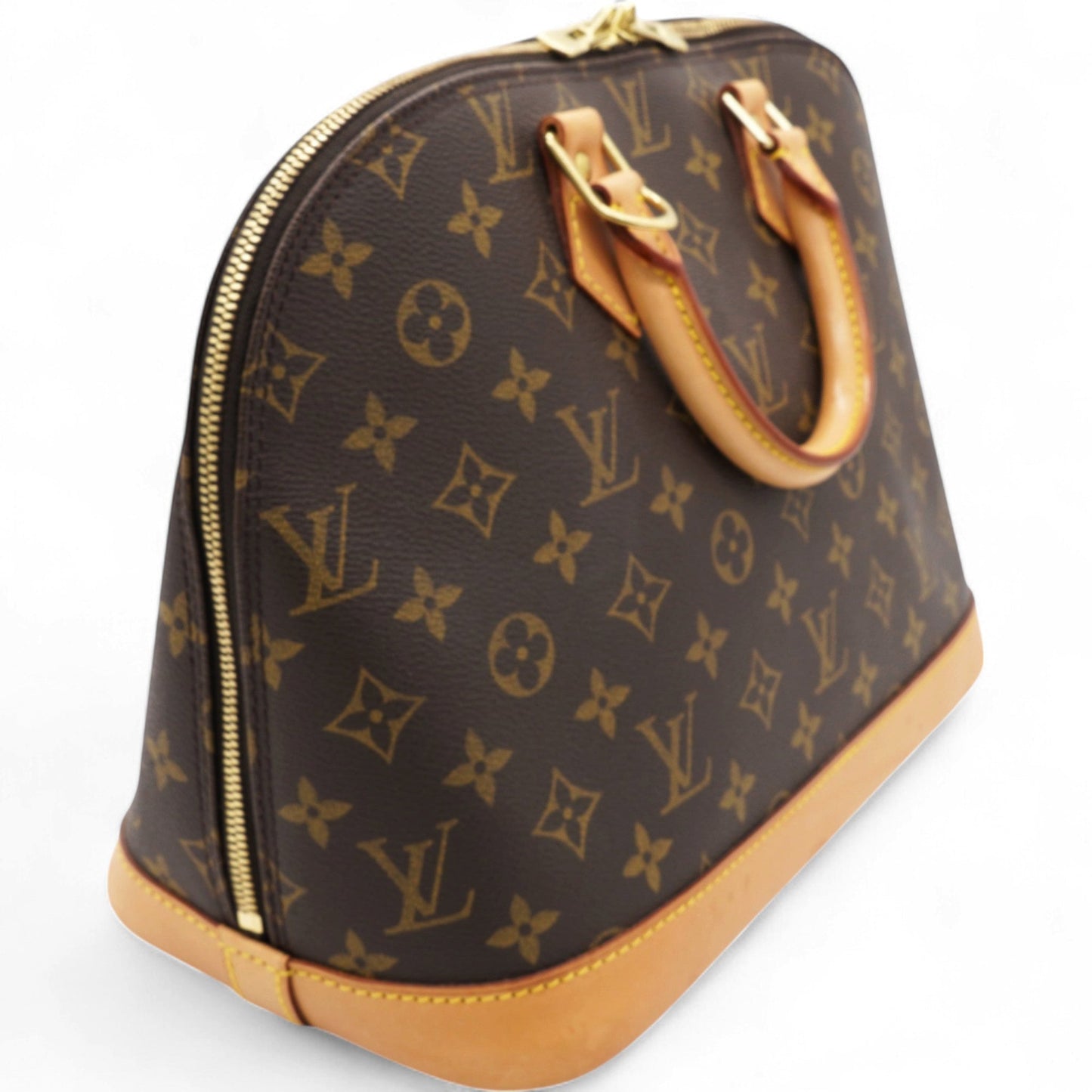 Louis-vuitton Monogram Alma PM Brown