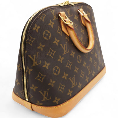 Louis-vuitton Monogram Alma PM Brown