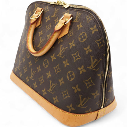 Louis-vuitton Monogram Alma PM Brown