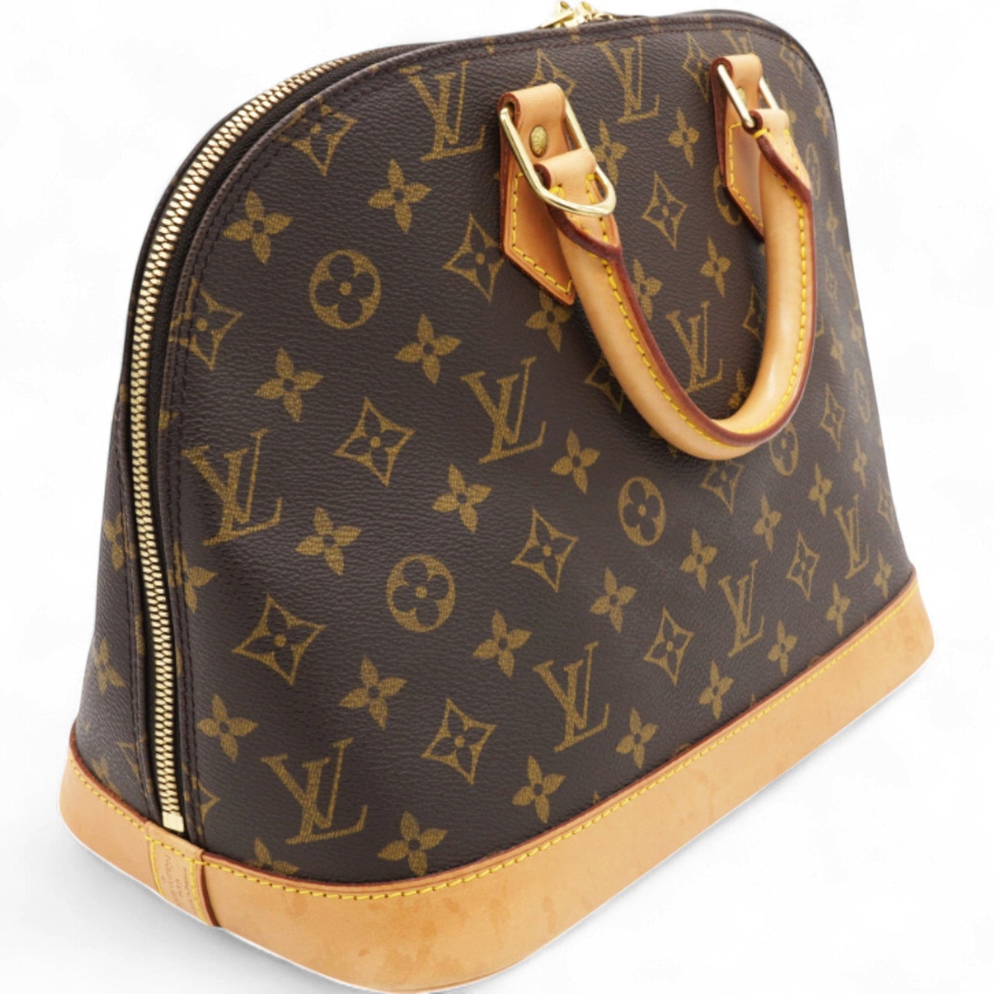 Louis-vuitton Monogram Alma PM Brown
