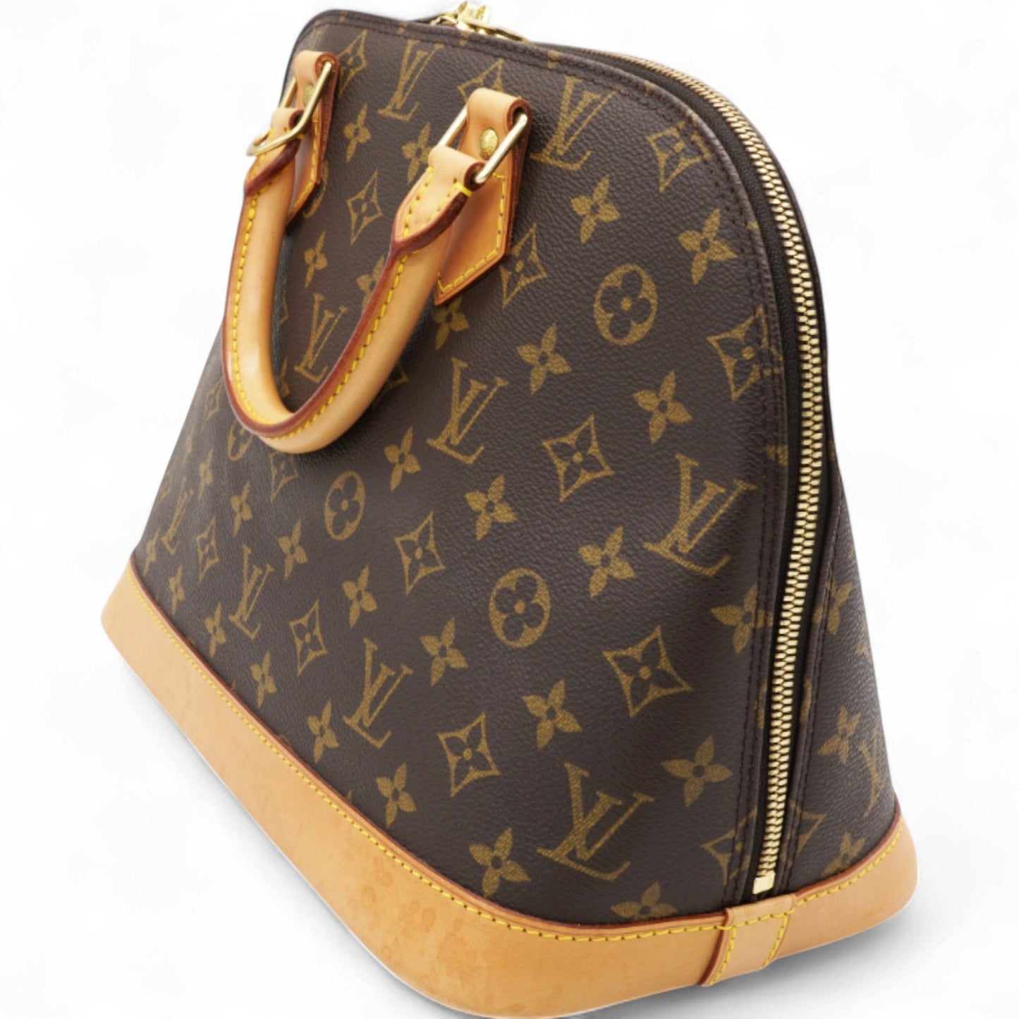 Louis-vuitton Monogram Alma PM Brown