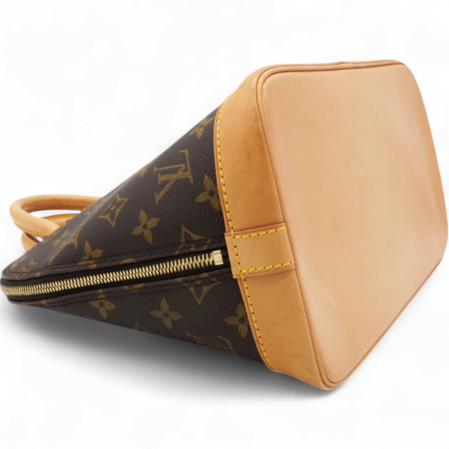 Louis-vuitton Monogram Alma PM Brown