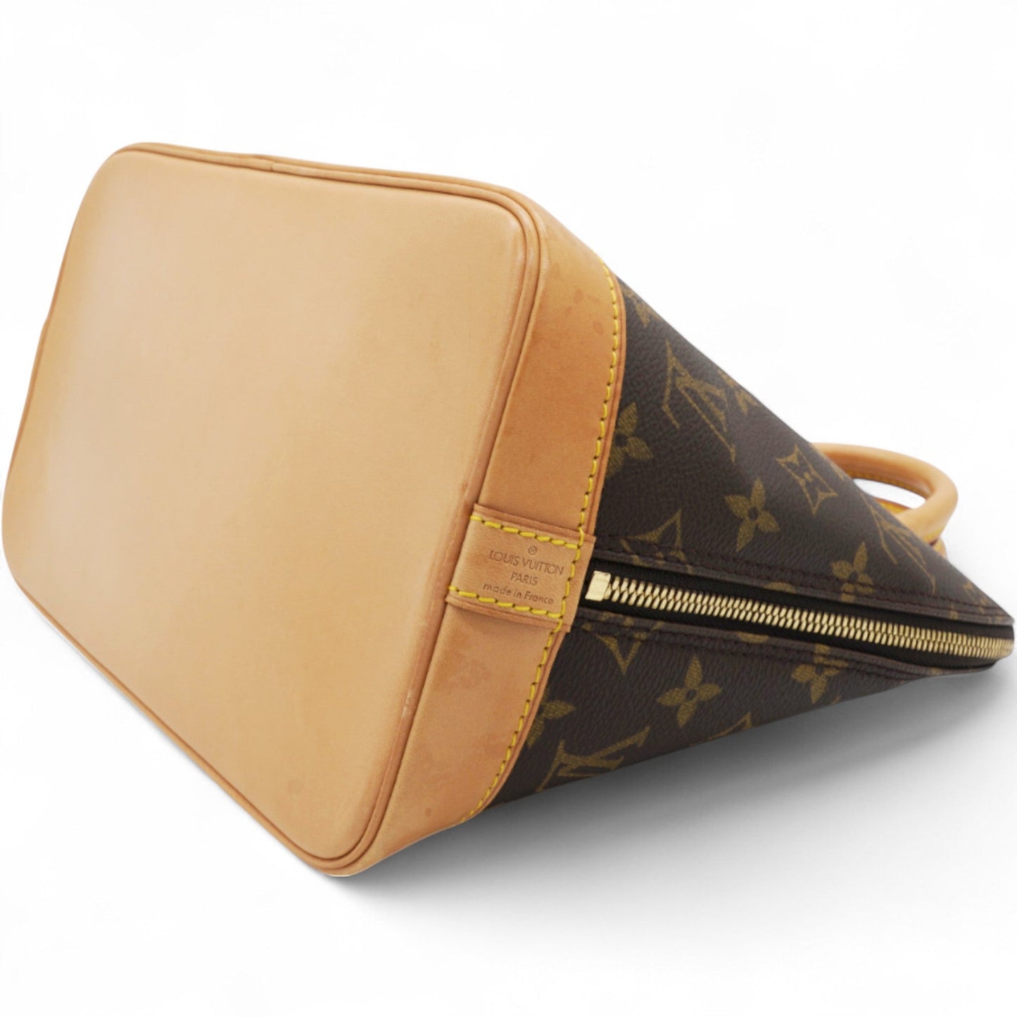 Louis-vuitton Monogram Alma PM Brown