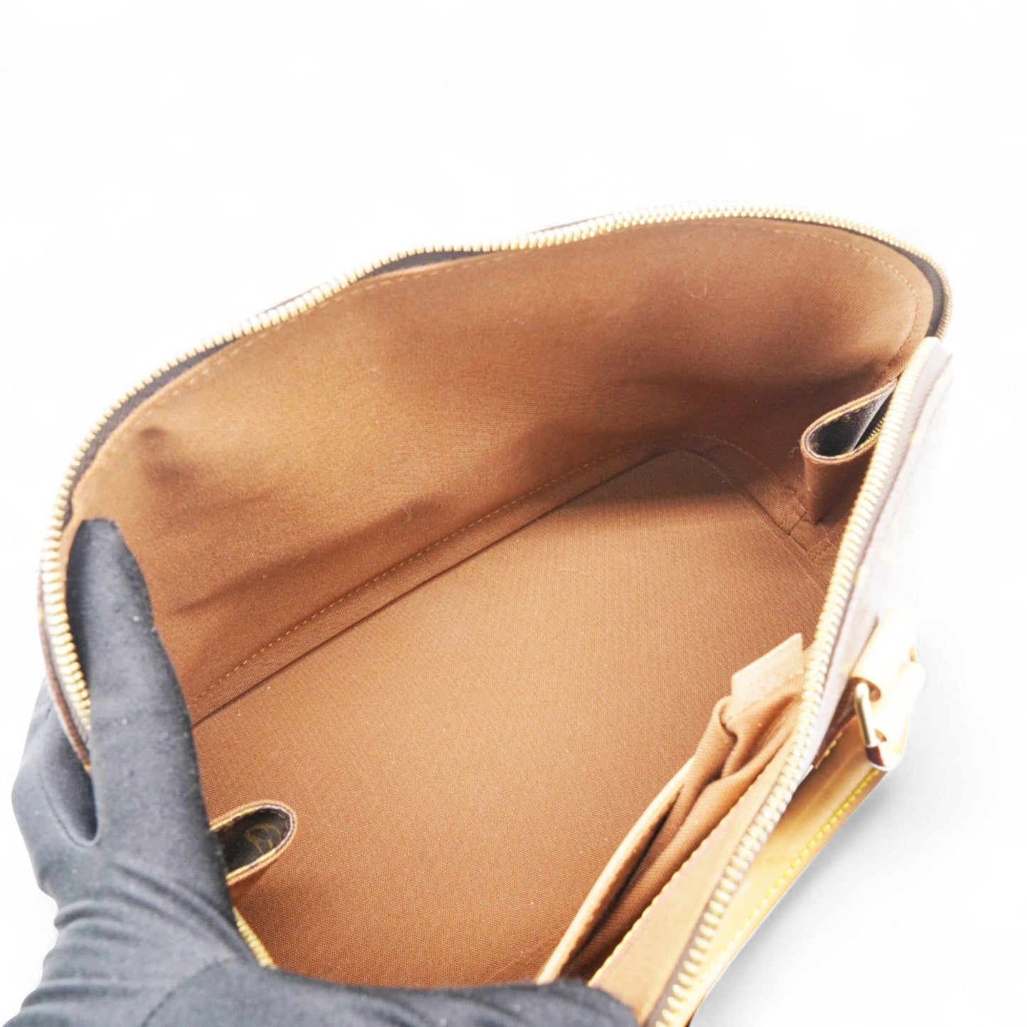 Louis-vuitton Monogram Alma PM Brown