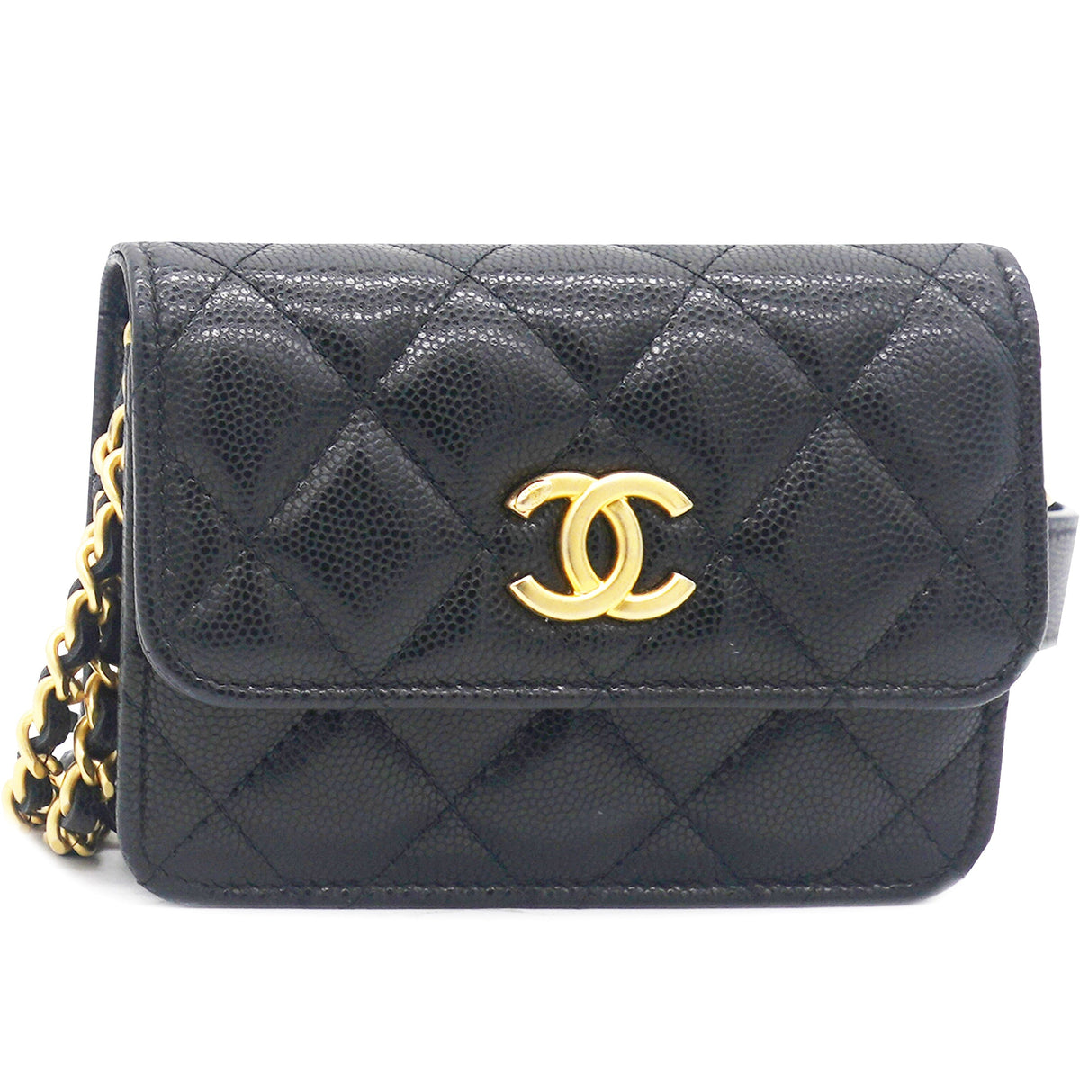 Mini Caviar Card Case on Chain