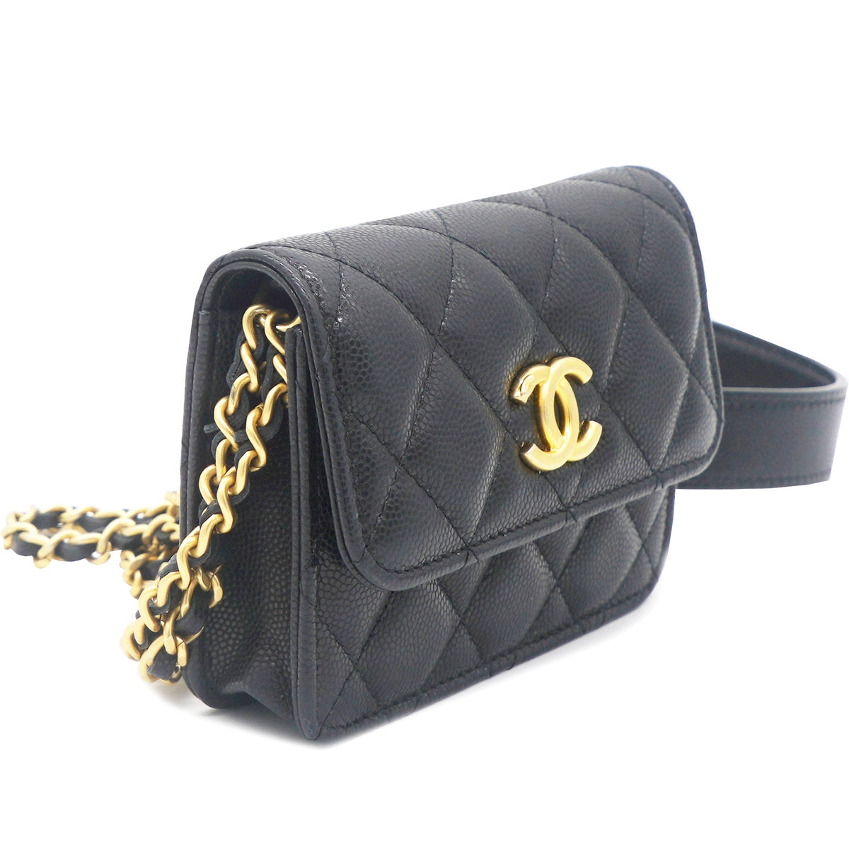 Mini Caviar Card Case on Chain