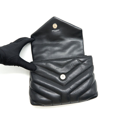Saint Laurent lou lou Toy Bag Black SHW