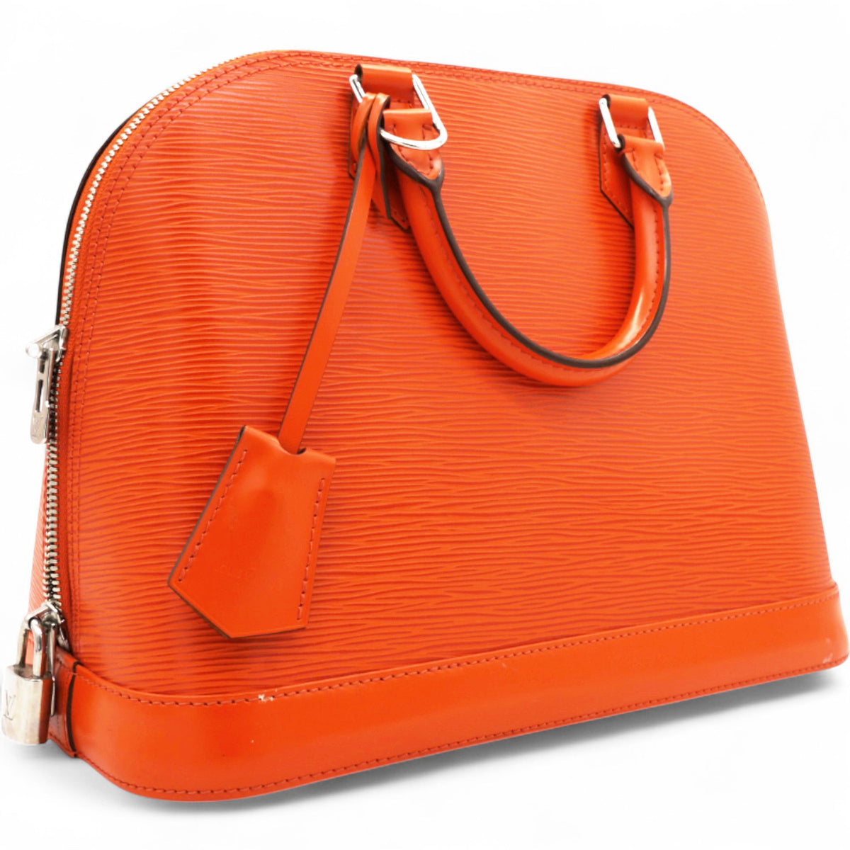 Louis-vuitton Epi Alma PM Sunrise Orange
