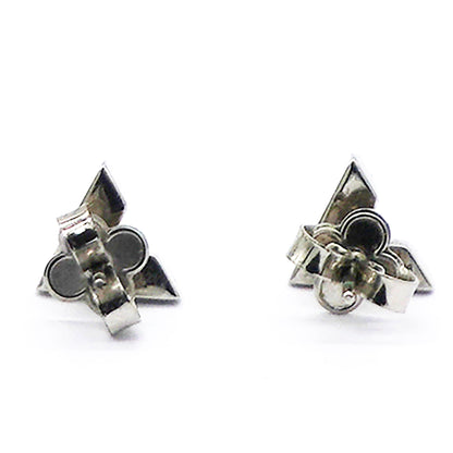 Louis-vuitton Essential V Stud Earrings Silver