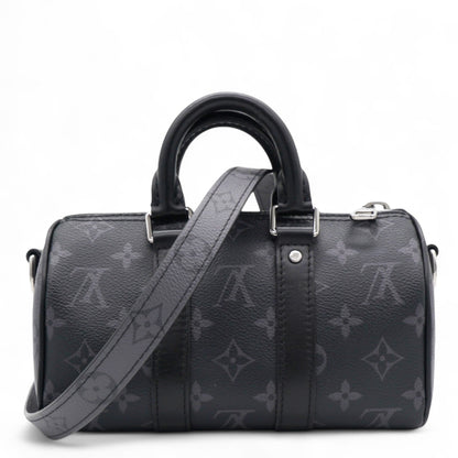 Louis-vuitton Monogram Eclipse Keepall Bandouliere 20