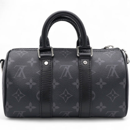 Louis-vuitton Monogram Eclipse Keepall Bandouliere 20