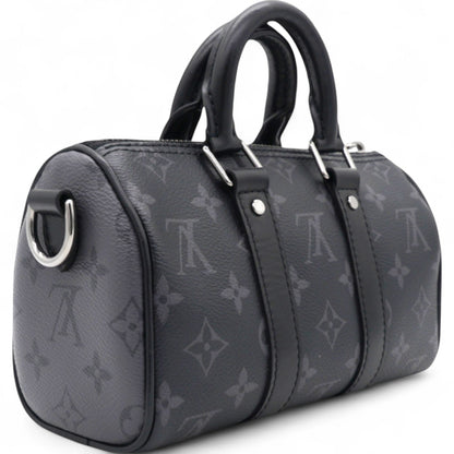 Louis-vuitton Monogram Eclipse Keepall Bandouliere 20