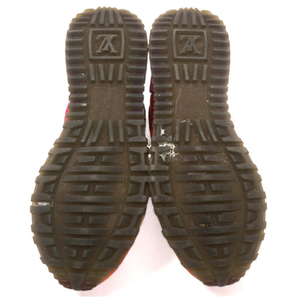 Louis-vuitton Run Away Sneakers Orange Pink Suede 36