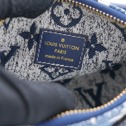 Louis-vuitton Monogram Jacquard Denim Nano Speedy Blue