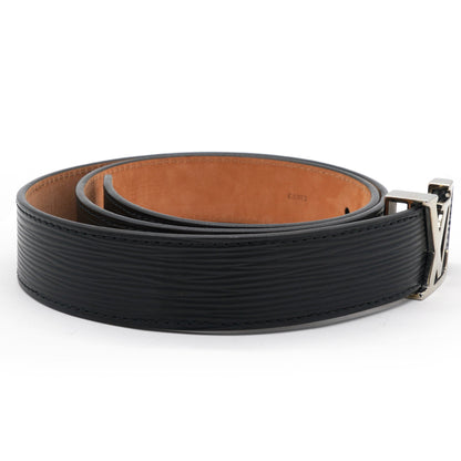 Louis-vuitton Epi 30mm LV Initiales Belt Black Size80